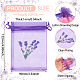 20Pcs Polyester Mesh Sachet Packing Drawstring Bgas(ABAG-TA0002-20D)-3