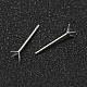 925 стерлинговые серебряные шпильки(STER-P032-10S-3)-2