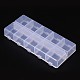 Cuboid Plastic Bead Containers(CON-N007-02)-3