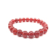 Natural Agate Beaded Stretch Bracelets(BJEW-F203-08)-1