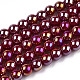 Electroplate Opaque Glass Beads Strands(GLAA-T032-P4mm-AB05)-1