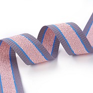 Polyester Ribbon, for Jewelry Making, Colorful, 1 inch(26mm), 50yards/roll(45.72m/roll)(SRIB-I004-05B-02)
