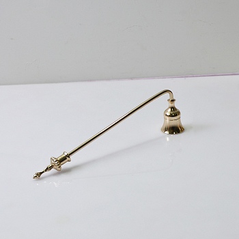 Aluminum Candle Wick Snuffer, Candle Tool Accessories, Golden, 23x7cm