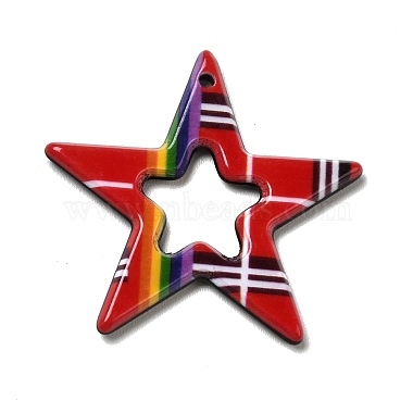 Colorful Star Acrylic Pendants