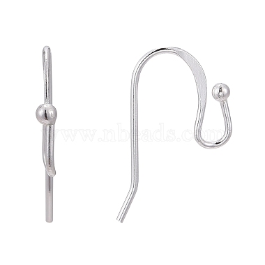 925 Sterling Silver Earring Hooks(STER-I014-10S)-2
