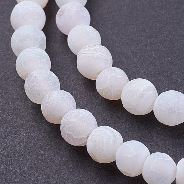 Natural Weathered Agate Beads Strands(G-G589-6mm-03)-3