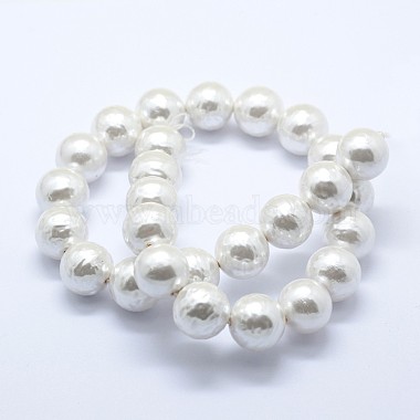 Shell Pearl Beads Strands(BSHE-K053-02-18mm)-2