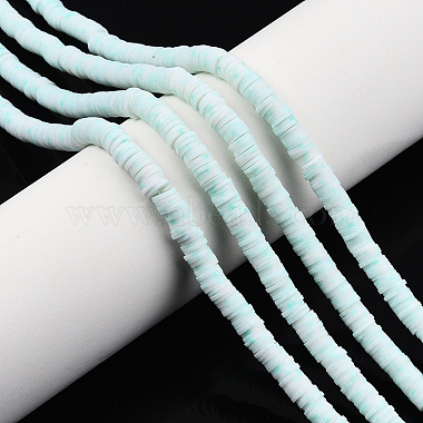 Handmade Polymer Clay Beads Strands(CLAY-R089-6mm-169)-4