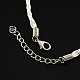 Trendy Braided Imitation Leather Necklace Making(NJEW-S105-003)-2