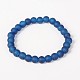 Stretchy Frosted Glass Beads Kids Bracelets for Children's Day(BJEW-JB01768-04)-1