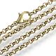 Iron Rolo Chains Necklace Making(MAK-R015-75cm-AB)-1