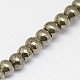 Natural Pyrite Beads Strands(G-L032-4x3mm-01)-2