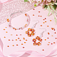 nbeads 2 brins de perles de cornaline naturelles(G-NB0004-20)-4
