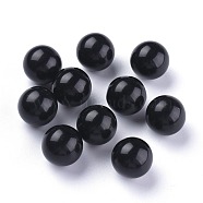 Natural Obsidian Beads, Gemstone Sphere, No Hole/Undrilled, Round, 17.5~18mm(G-L564-004-B06)
