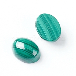 Natural Malachite Cabochons, Oval, 8x6x3~3.5mm(G-E557-03B)