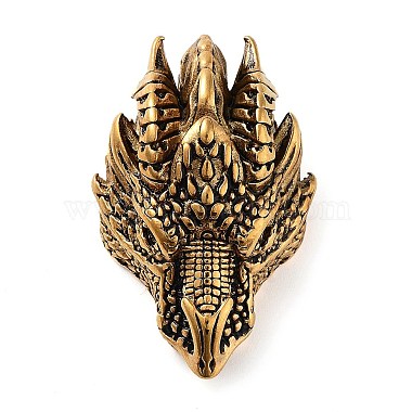 Antique Golden Dragon 304 Stainless Steel Pendants