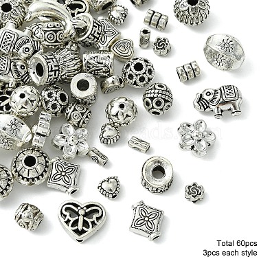 20 Styles Tibetan Style Alloy Beads(FIND-YW0005-20)-2