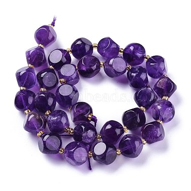 Chapelets de perles en améthyste naturelle(G-A030-B10-12mm)-2
