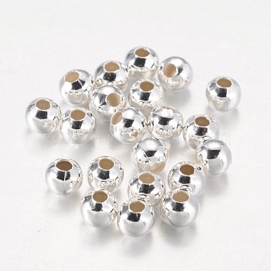 Silver Round Beads