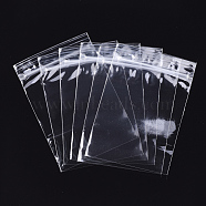 Polypropylene Zip Lock Bags, Top Seal, Resealable Bags, Self Seal Bag, Rectangle, Clear, 11.9x8cm, Unilateral Thickness: 2 Mil(0.05mm), Inner Measure: 10.3x8cm(OPP-S004-02E)