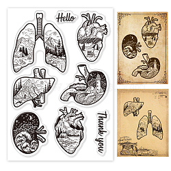 Custom PVC Plastic Clear Stamps, for DIY Scrapbooking, Photo Album Decorative, Cards Making, Heart, 160x110x3mm(DIY-WH0448-0257)