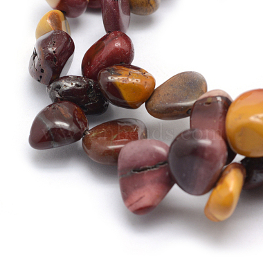 perles de Mookaite naturel brins(G-K220-50)-3