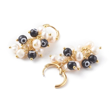 Natural Pearl Cluster Earrings(EJEW-JE04515)-4