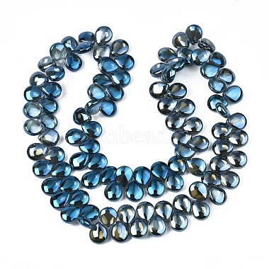 Electroplate Glass Beads Strand(EGLA-S188-27-C01)-2