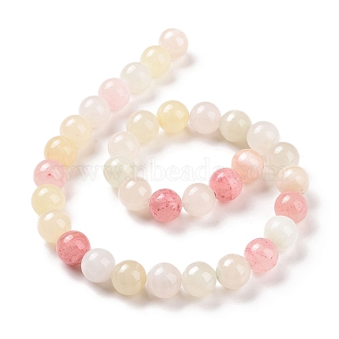 Natural Colorful Green Jade Beads Strands(X-G-G757-01-12mm)-7