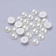 Half Round Domed Imitated Pearl Acrylic Cabochons(OACR-H001-10)-1