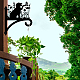 Iron Hanging Plant Hanger Bracket(HJEW-WH0095-023)-6