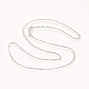 колье-цепочка из стерлингового серебра с родиевым покрытием 925(STER-L059-17P)-2