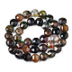 Chapelets de perles d'agate naturelle(G-S359-366C)-2