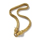 Ion Plating(IP) 304 Stainless Steel Wheat Chain Necklaces(NJEW-P288-16G)-1