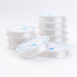 Clear Elastic Crystal Thread, Stretchy String Bead Cord, for Beaded Jewelry Making, 0.5mm, about 13.67 yards(12.5m)/roll(X-EW-0.5D)
