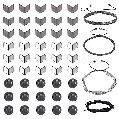 Black Non-magnetic Hematite Bracelets