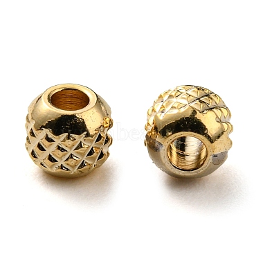 Golden Round 201 Stainless Steel Beads