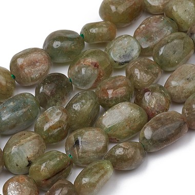 8mm Nuggets Green Quartz Beads