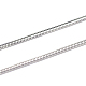 304 Stainless Steel Round Snake Chains(CHS-L001-163-1.2mm)-1