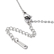 201 Stainless Steel Sun with Moon Phase Pendant Necklace with Cable Chains(NJEW-Q317-04P)-4