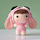 DIY Cartoon Doll Pendant Decoration Crochet Kit(without Instruction)(SENE-PW0003-080A)-1