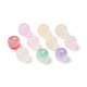Opaque Spray Painted Glass Beads(GLAA-D006-13)-1