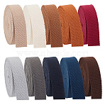 35M 10 Colors Flat Polycotton Ribbon, Garment Accessories, Mixed Color, 1 inch(25mm), 3.5m/color(OCOR-PH0002-67)