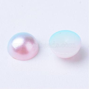Cabochons en acrylique imitation perle(OACR-R063-6mm-02)-2