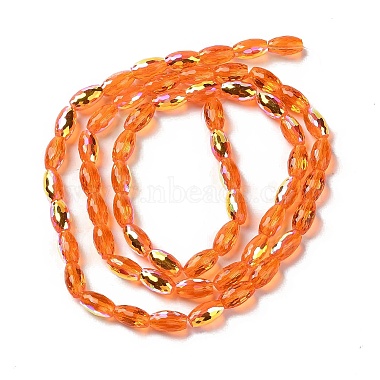 AB Color Plated Transparent Electroplate Beads Strands(EGLA-H104-05B)-2