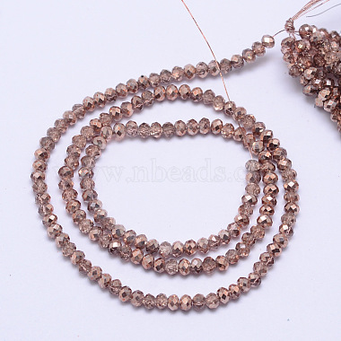 Spray Painted Transparent Glass Bead Strands(DGLA-J001-C13)-2