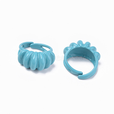 Spray Painted Alloy Cuff Rings(X-RJEW-T011-24B-RS)-2