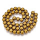 Chapelets de perles en hématite synthétique sans magnétiques(G-S096-8mm-2)-2