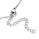 304 Stainless Steel Bar Link Chain Necklaces(NJEW-K249-12P)-3
