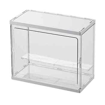 Assemble Acrylic Display Boxes, for Model Toy Display, Clear, 22.5x27.3x13.6cm, 7pcs/set